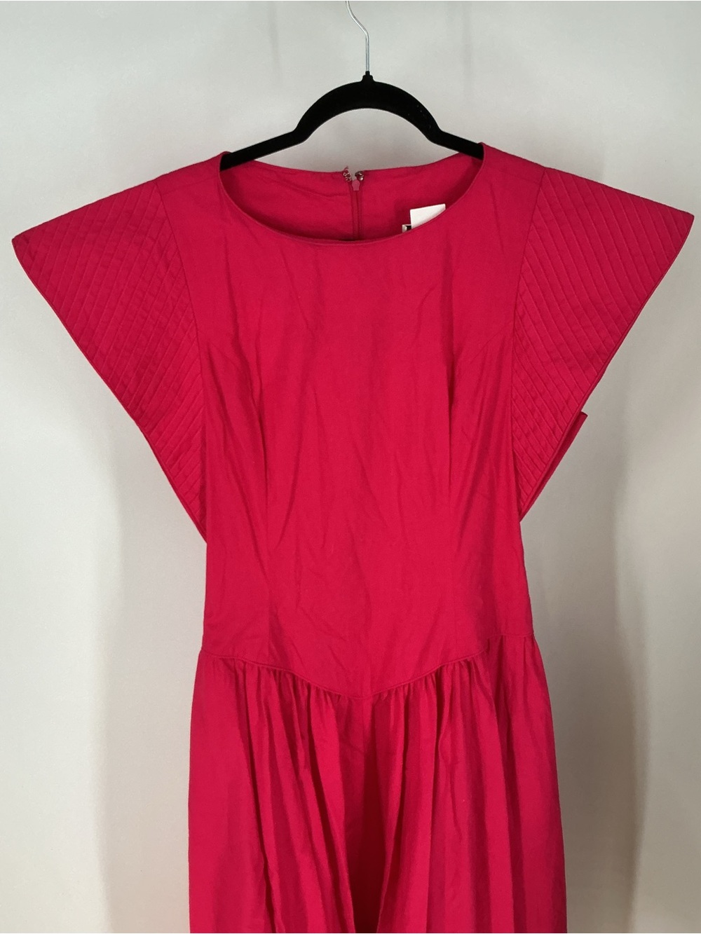 Jan Barboglio | VINTAGE 80s Basque Waist Bright Red Maxi Dress Size 12 - Picture 2 of 4